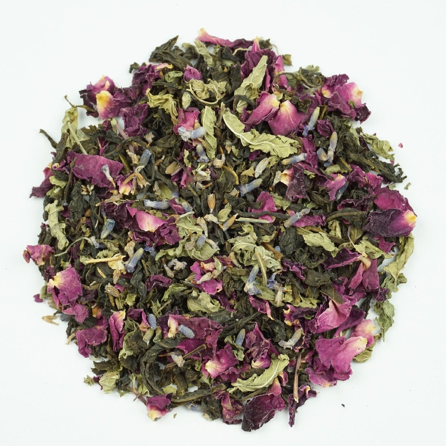 Lavender Rose Mint White Tea | 25 pyramid Tea bags | GBC Tea