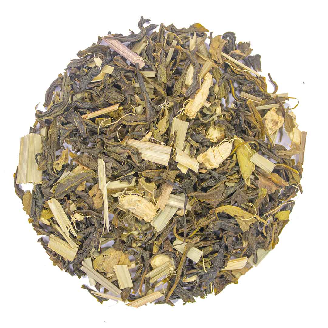 Lemongrass Ginger Green Tea| 25 Pyramid Tea bags | GBC Tea