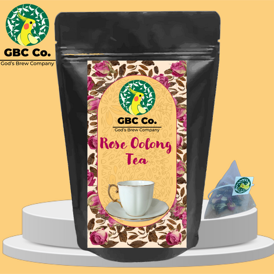 Rose Oolong Tea| 25 Pyramid Tea bags | GBC Tea