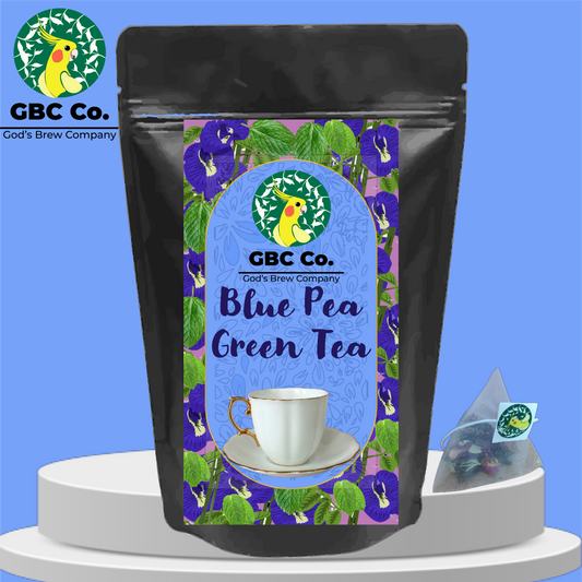 Blue Pea Green Tea | 50 g loose | GBC Tea